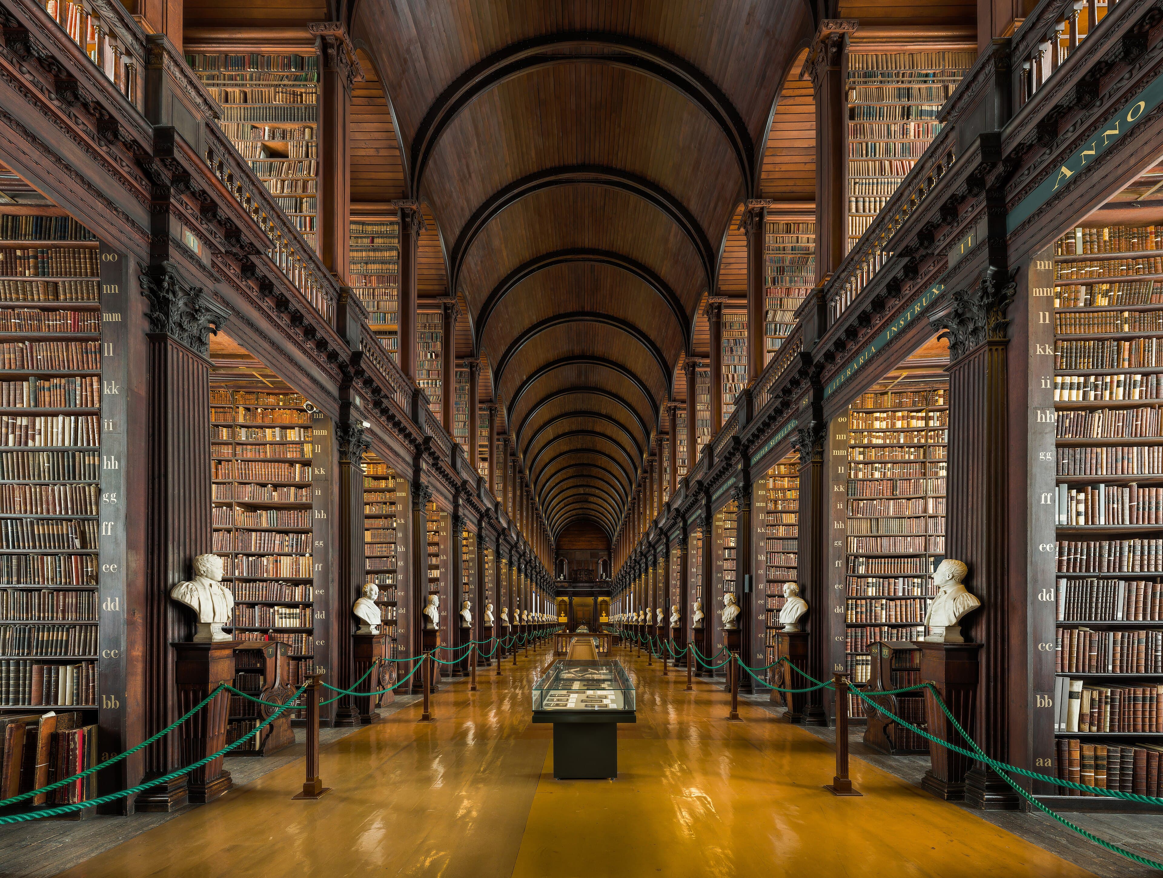Private library — the setting where Secured Financial conducts private review meetings